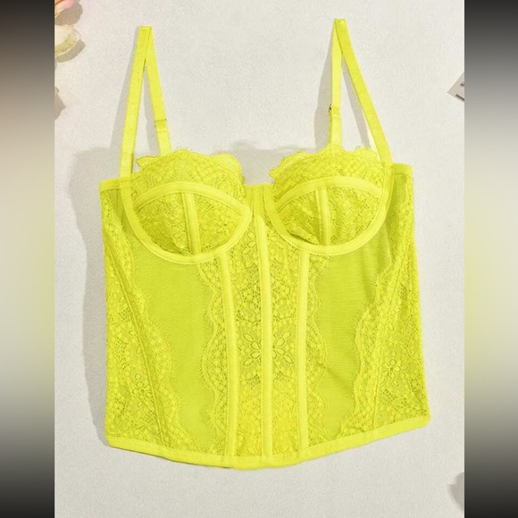 Lace bustier corset bralette top - Picture 10 of 16